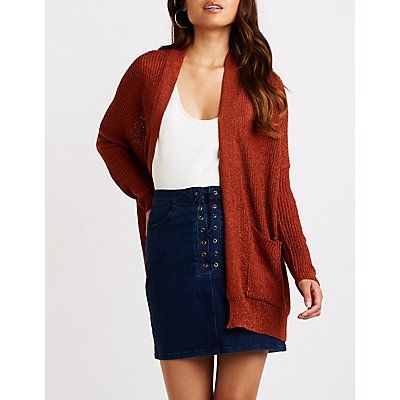 Open Front Cardigan | Charlotte Russe