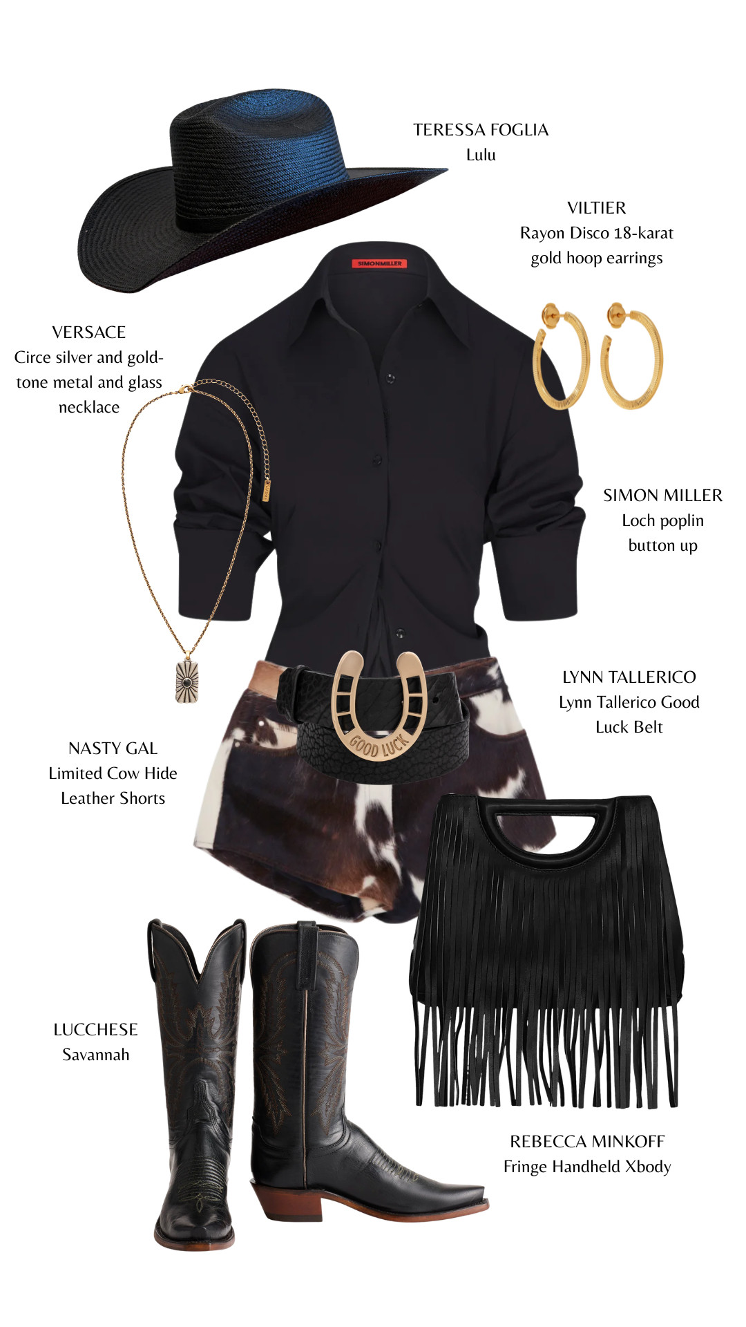 Western edge meets modern glam — cowhide textures, bold accessories, and timeless cowboy boots. 🤠✨

#WesternChic #CowgirlStyle #ModernWestern #CowhideStyle #RodeoOutfit #WesternFashion #CowboyBoots #StatementStyle #OutfitInspo #WesternVibes
 

 #LTKgrwm #LTKootd #LTKTravel