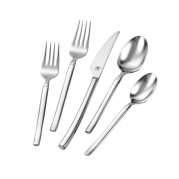 45-pc Opus Satin Flatware Set, 18/10 Stainless Steel | The ZWILLING Group Cutlery & Cookware