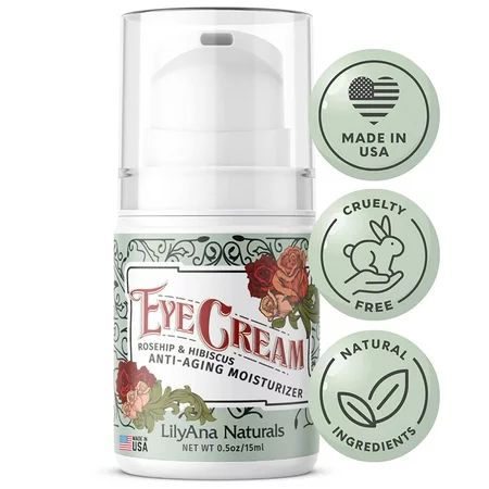 LilyAna Naturals Eye Cream - Eye Cream for Dark Circles and Puffiness Under Eye Cream Anti Aging Eye | Walmart (US)