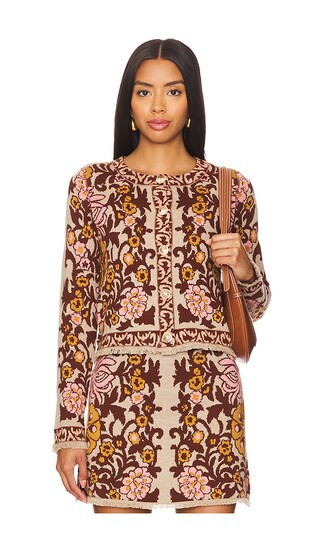 Livi Jacket in Blush Bogata Scarf | Revolve Clothing (Global)