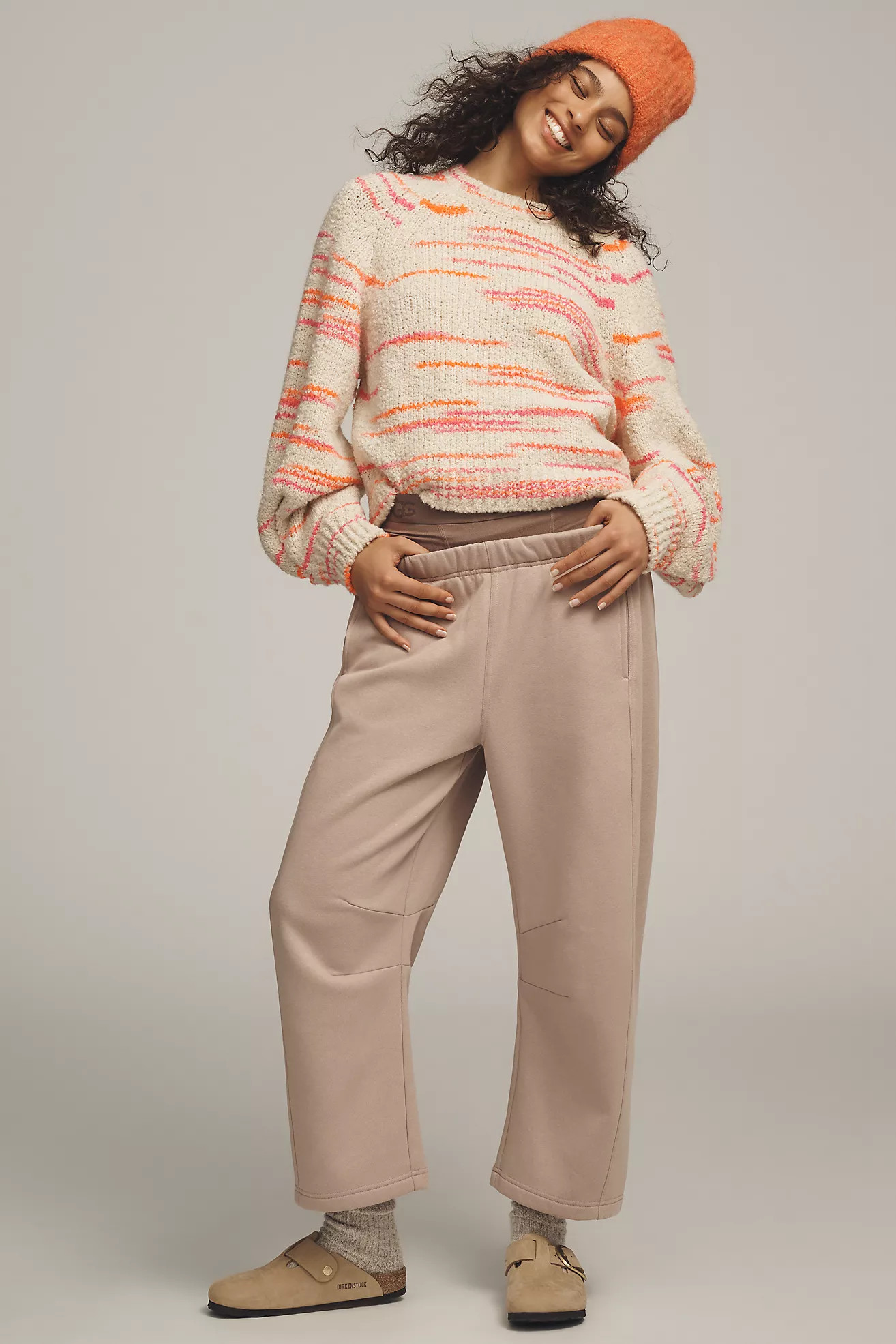 Pilcro Balloon-Sleeve Crew-Neck Sweater | Anthropologie (US)
