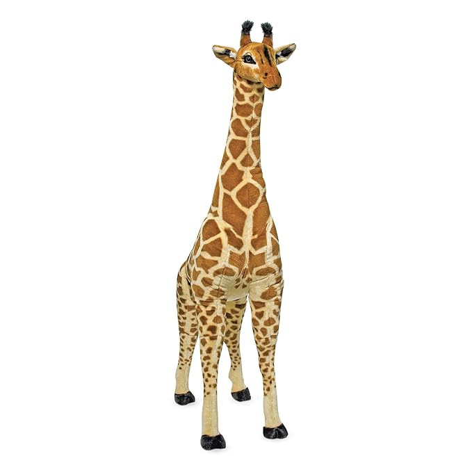 Melissa & Doug Giant Giraffe - The Original (Playspaces & Room Decor, Lifelike Stuffed Animal, So... | Amazon (US)