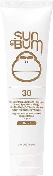 Sun Bum Mineral SPF 30 Tinted Face Sunscreen - Matte Primer - Broad Spectrum Moisturizing Sunscre... | Amazon (US)