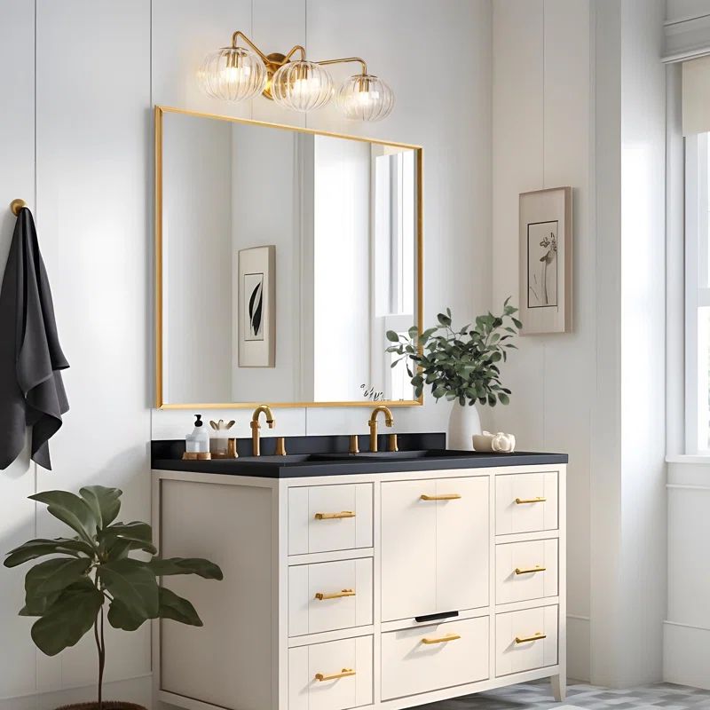 Mercer41 Ulah 3 - Light Dimmable Vanity Light & Reviews | Wayfair | Wayfair North America