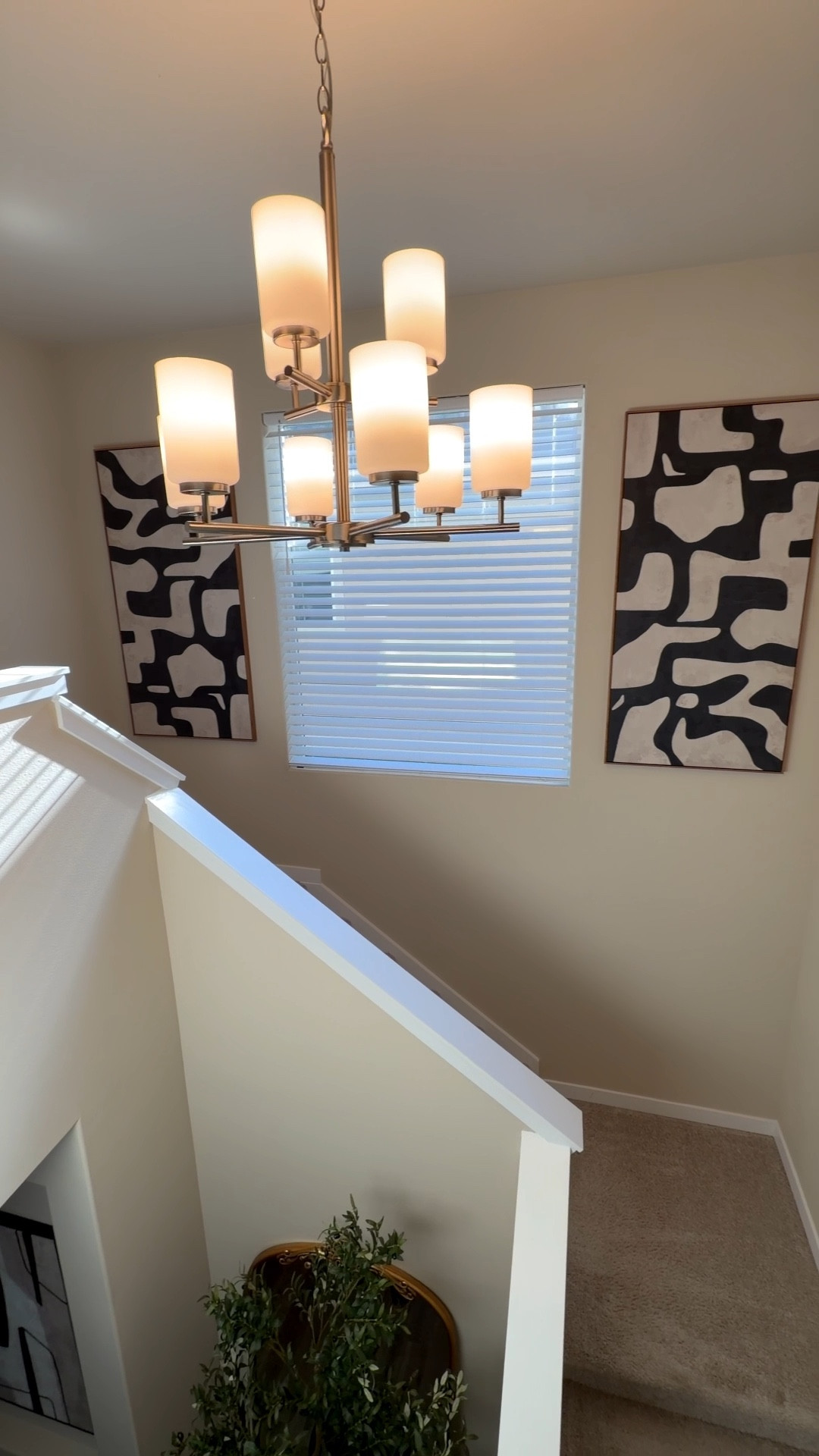 This bold wall art added the perfect amount of drama, texture, and sophistication it needed to do!