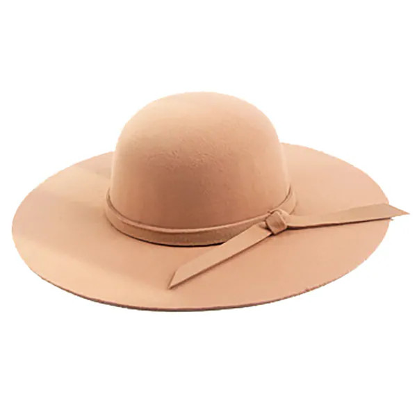 Pop Fashionwear Winter Floppy Wide Brim Sun Hat With Bow Trim | Bed Bath & Beyond