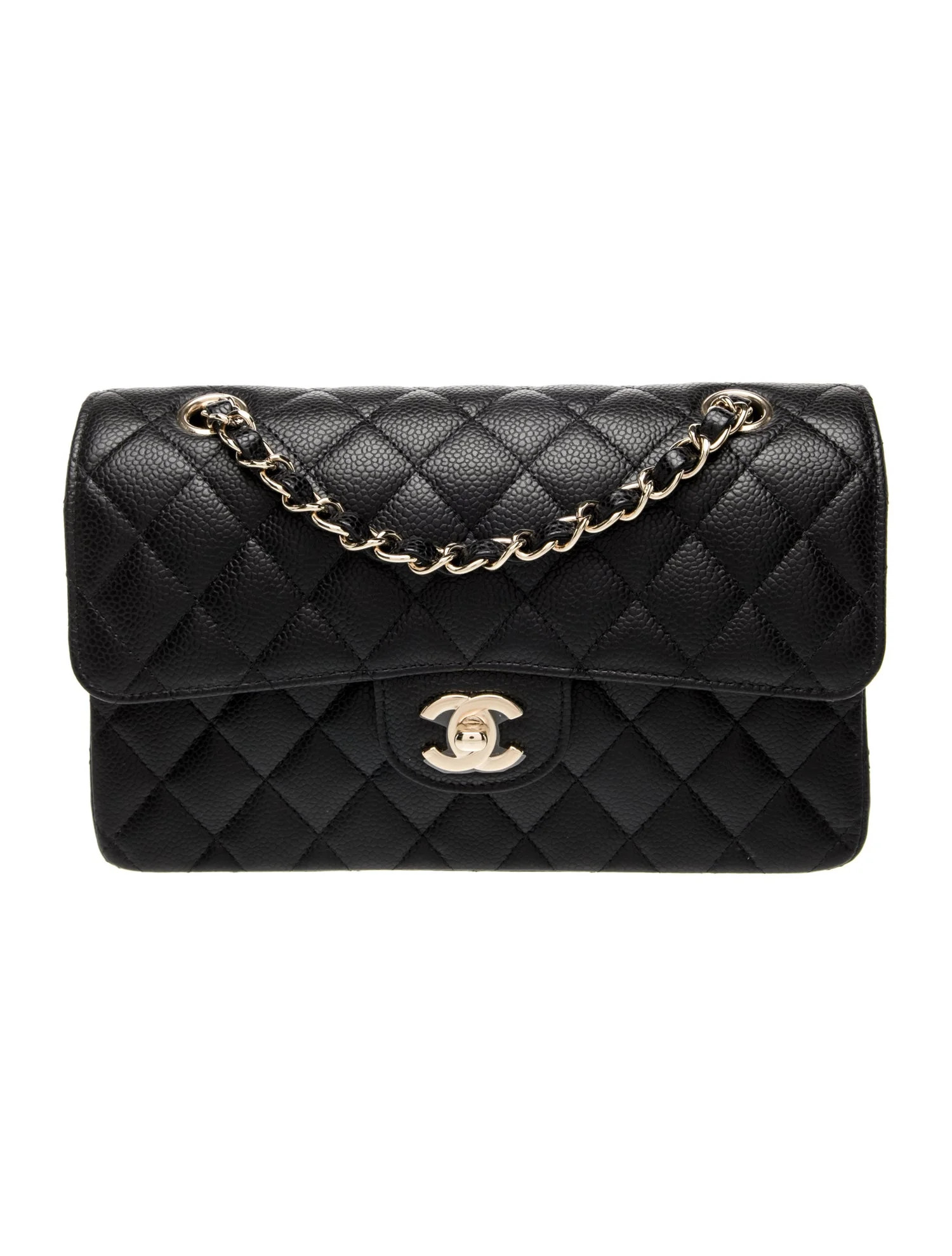 Chanel Classic Small Double Flap Bag - Black Shoulder Bags, Handbags - CHA1373993 | The RealReal | The RealReal