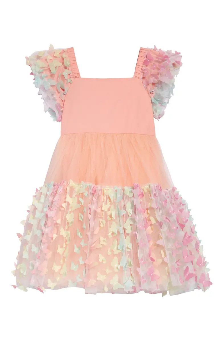 Kids' Embellished 3D Butterfly Party Dress | Nordstrom