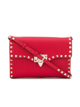 VALENTINO ROCKSTUD SML LTHR SHLDR BAG | Senser US