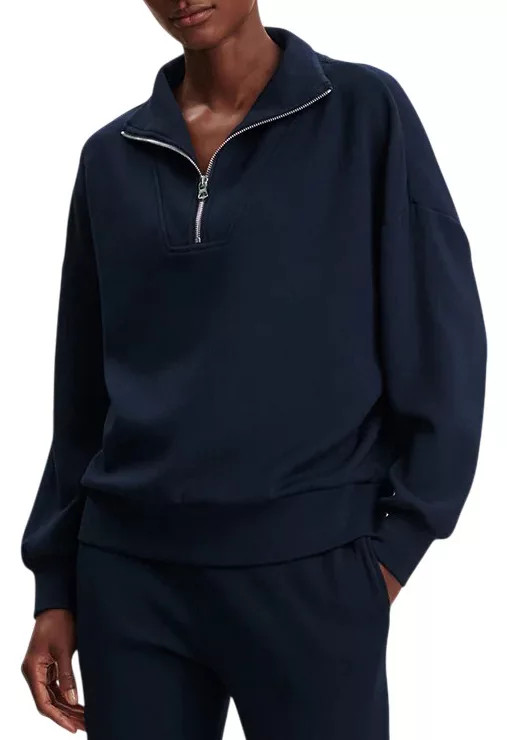 Varley Women's Hawley 1/2 Zip Sweatshirt, Medium, Navy | DICK'S Sporting Goods