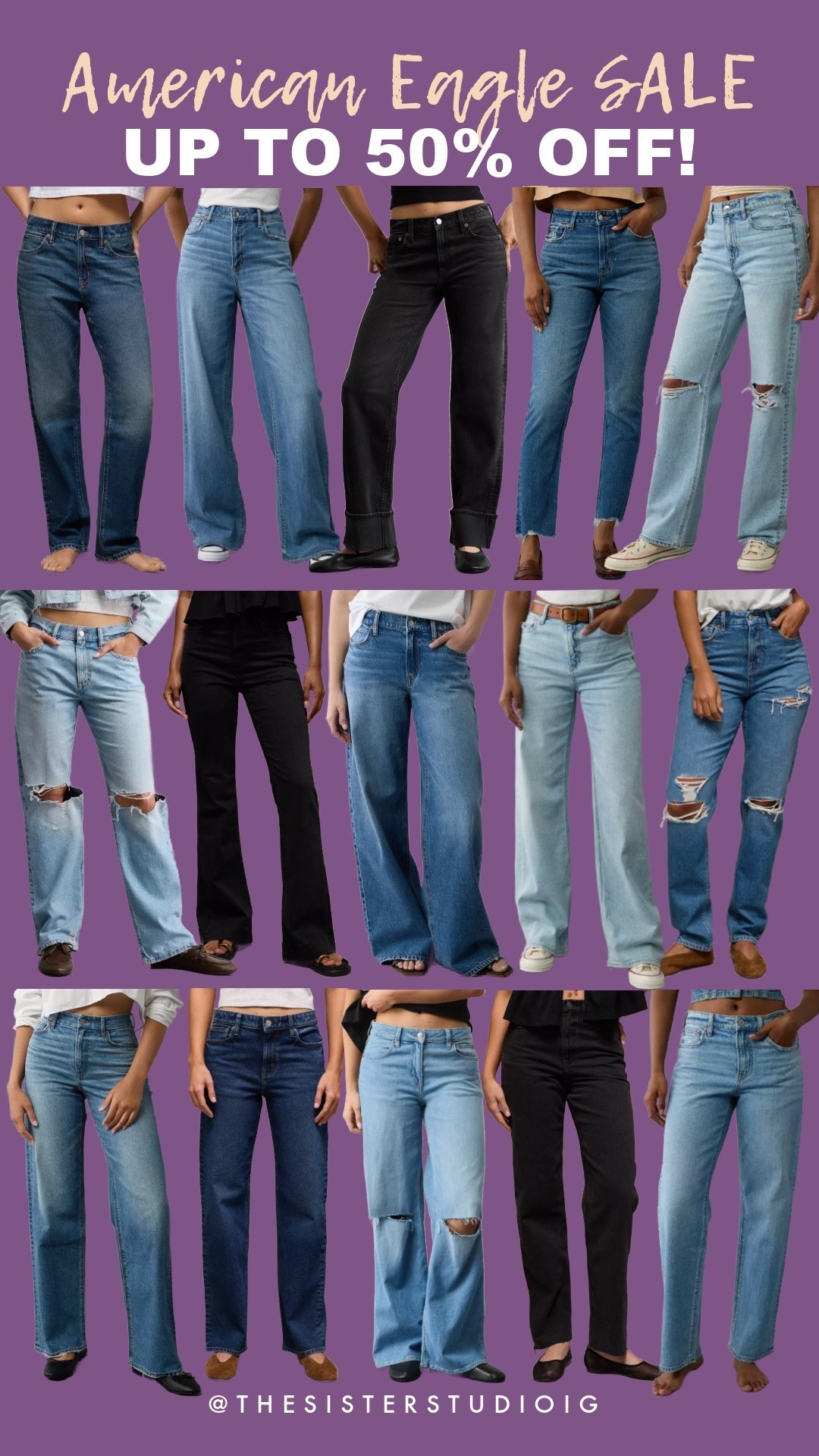 American eagle sale up to 50% off!

#LTKSaleAlert