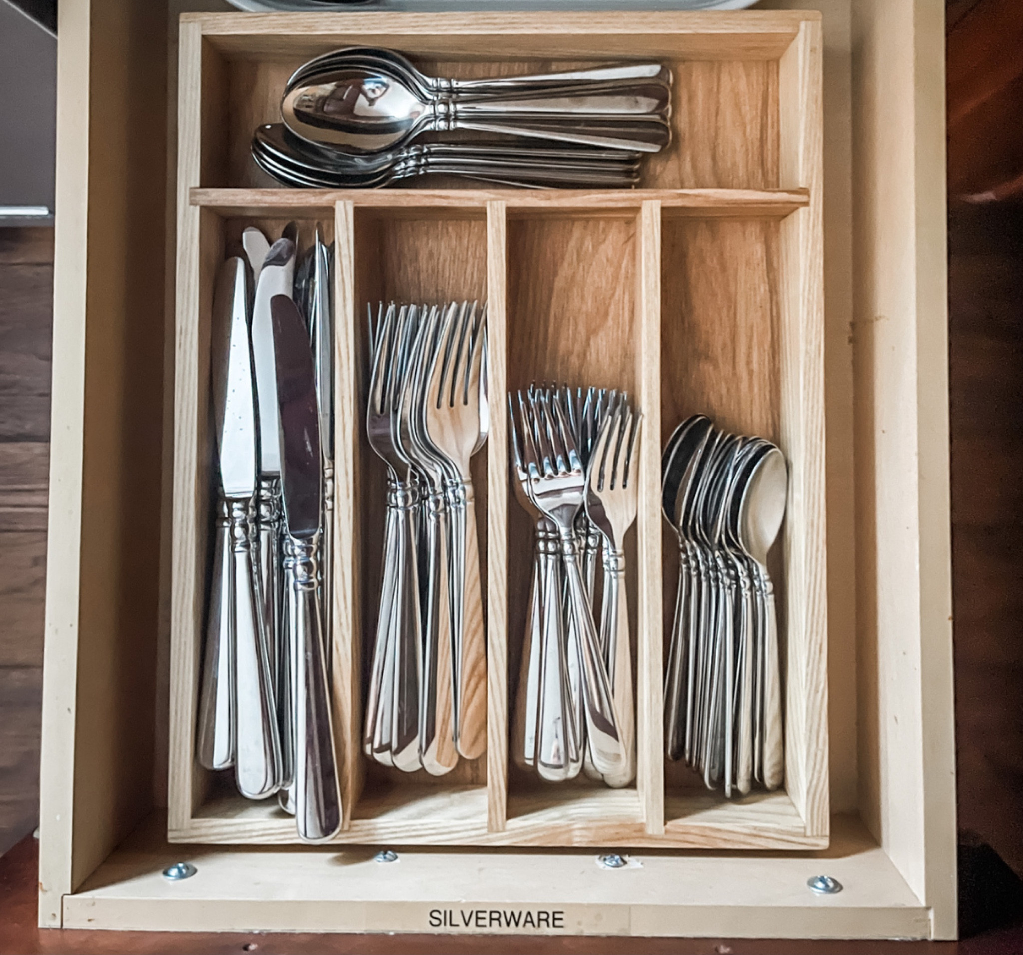 Silverware Drawer Organizationn