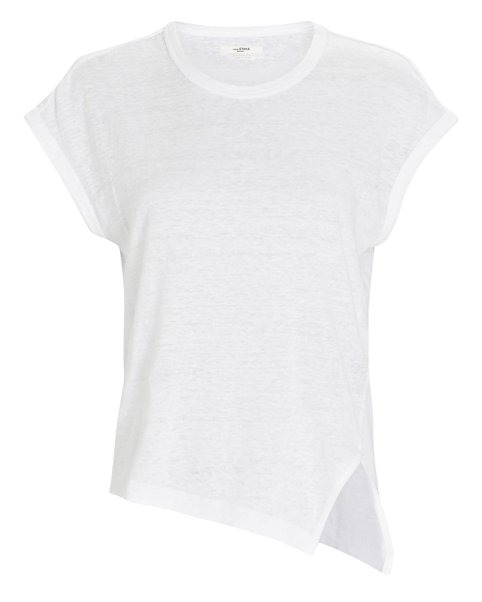Kella Asymmetric Linen T-Shirt | INTERMIX