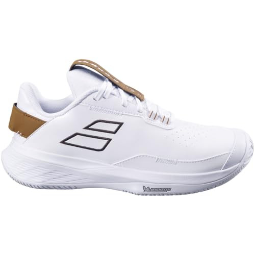Babolat Women's SFX Evo All Court Wimbledon Limited Edition Tennis Shoes, White/After Dark (US Women's Size 7.5) | Amazon (US)