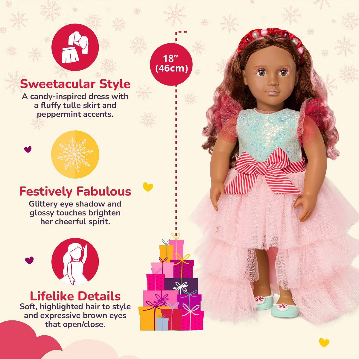 Our Generation Candie Limited-Edition 18" Holiday Collectible Doll | Target