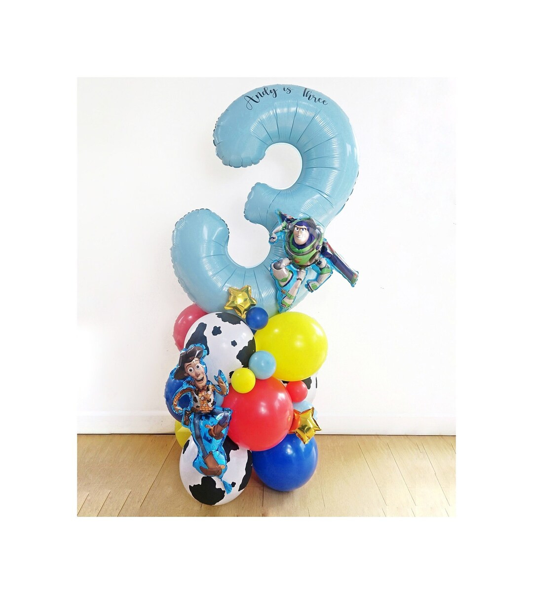 DIY Blue Toy Story Balloon Sculpture, 1.4m/55in, Boy's Toy Story Balloon, DIY Kit, Toy Story Ball... | Etsy (US)