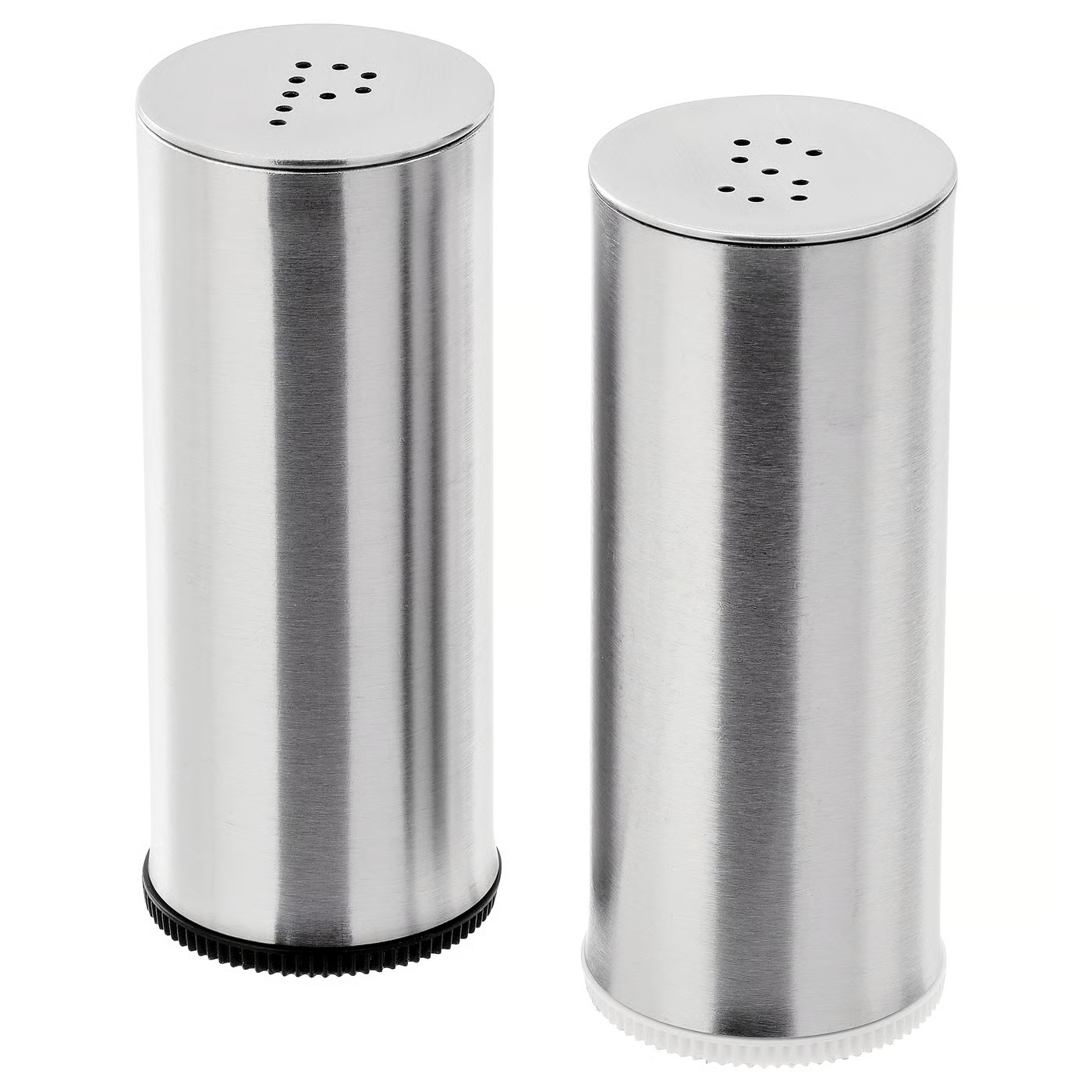 PLATS Salt & pepper shaker, set of 2, stainless steel | IKEA US