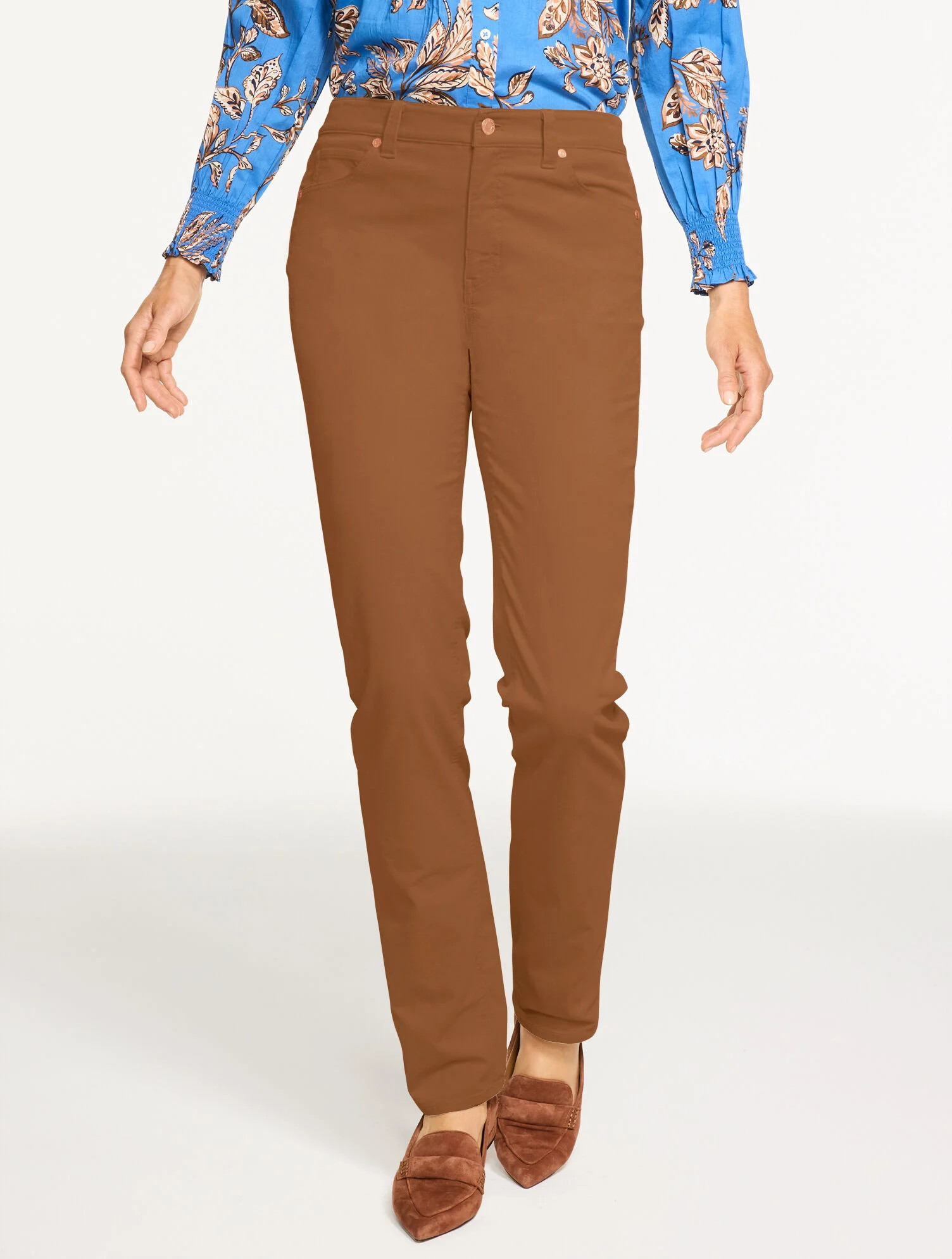 Straight Leg Stretch Corduroy Pants - Curvy Fit | Talbots