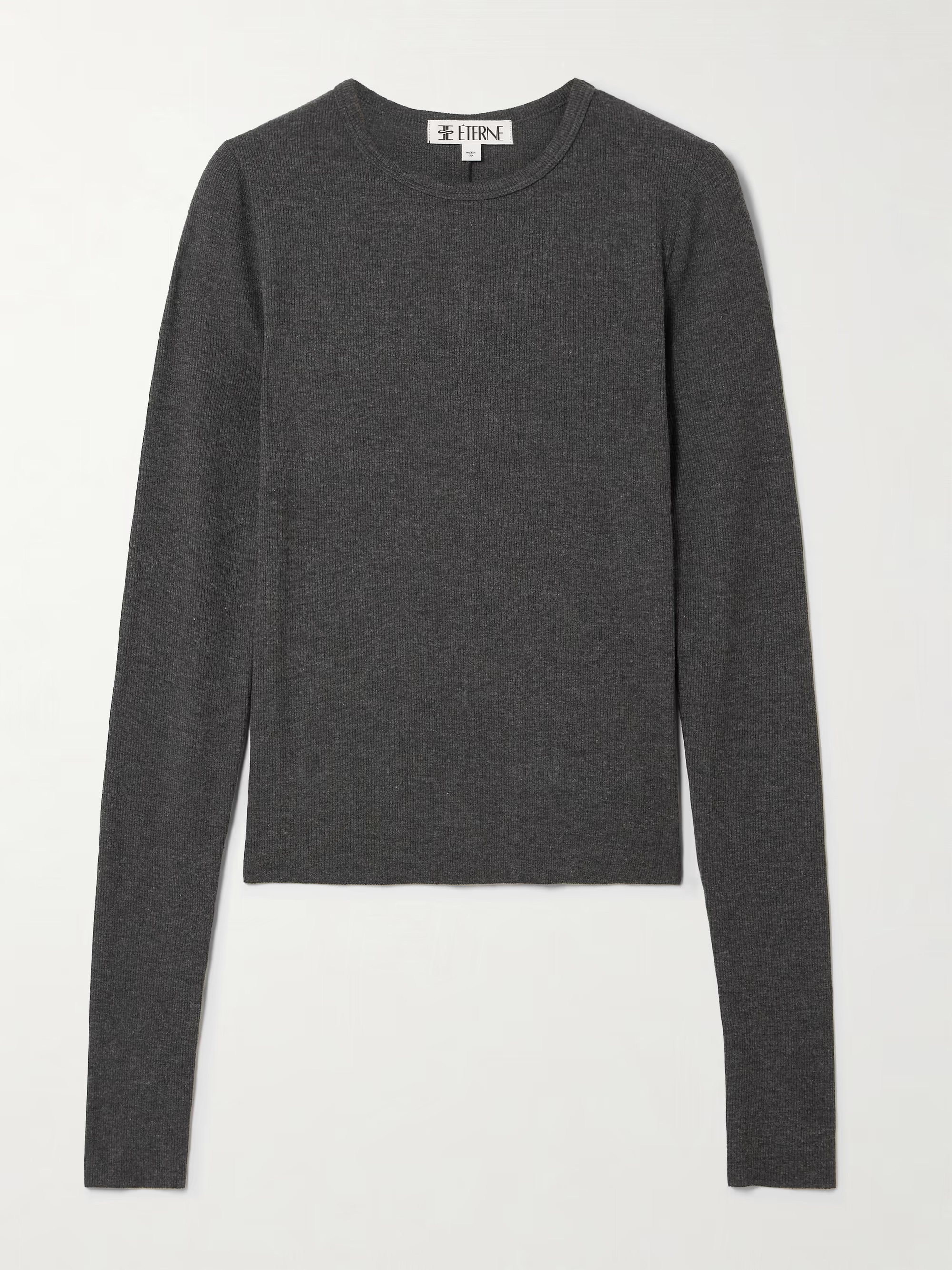 Ribbed jersey top | NET-A-PORTER (US)
