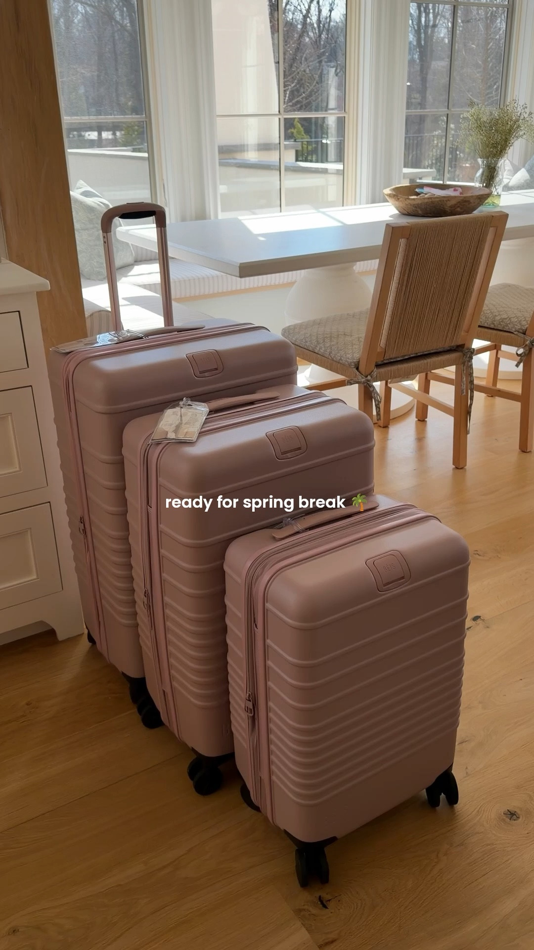 We are ready for Spring Break with our PINK @beistravel bags! 💕💕

#LTKHome #LTKSwim #LTKTravel