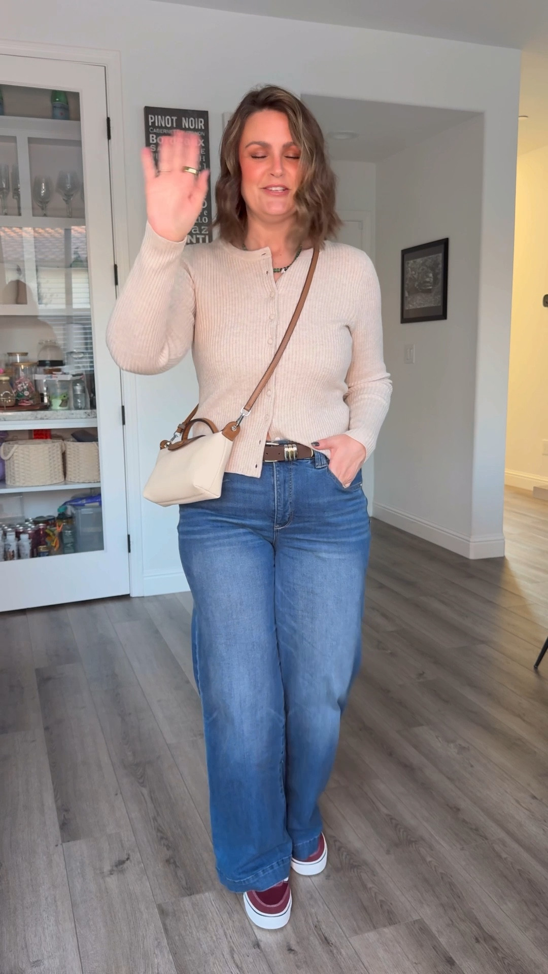 Bloat friendly elevated basics

Jeans, 12
Bra, large
Sweater, large
Belt, large
Sneakers, 10

Size 12, midsize, casual style, mom ootd, closet staples, wide leg jeans

#LTKOver40 #LTKstorytime #LTKMidsize