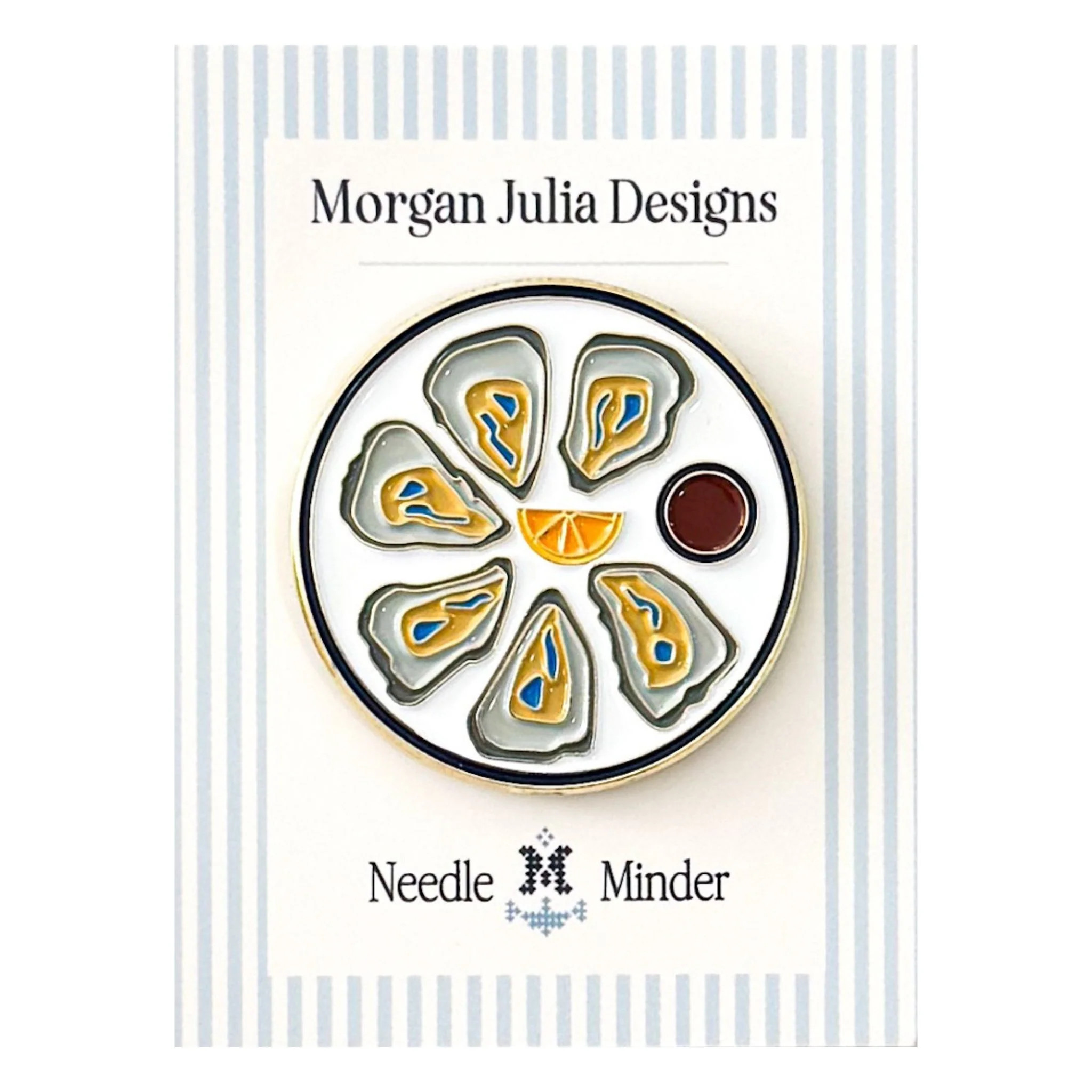 Oysters on the Half Shell Needle Minder | Morgan Julia Designs