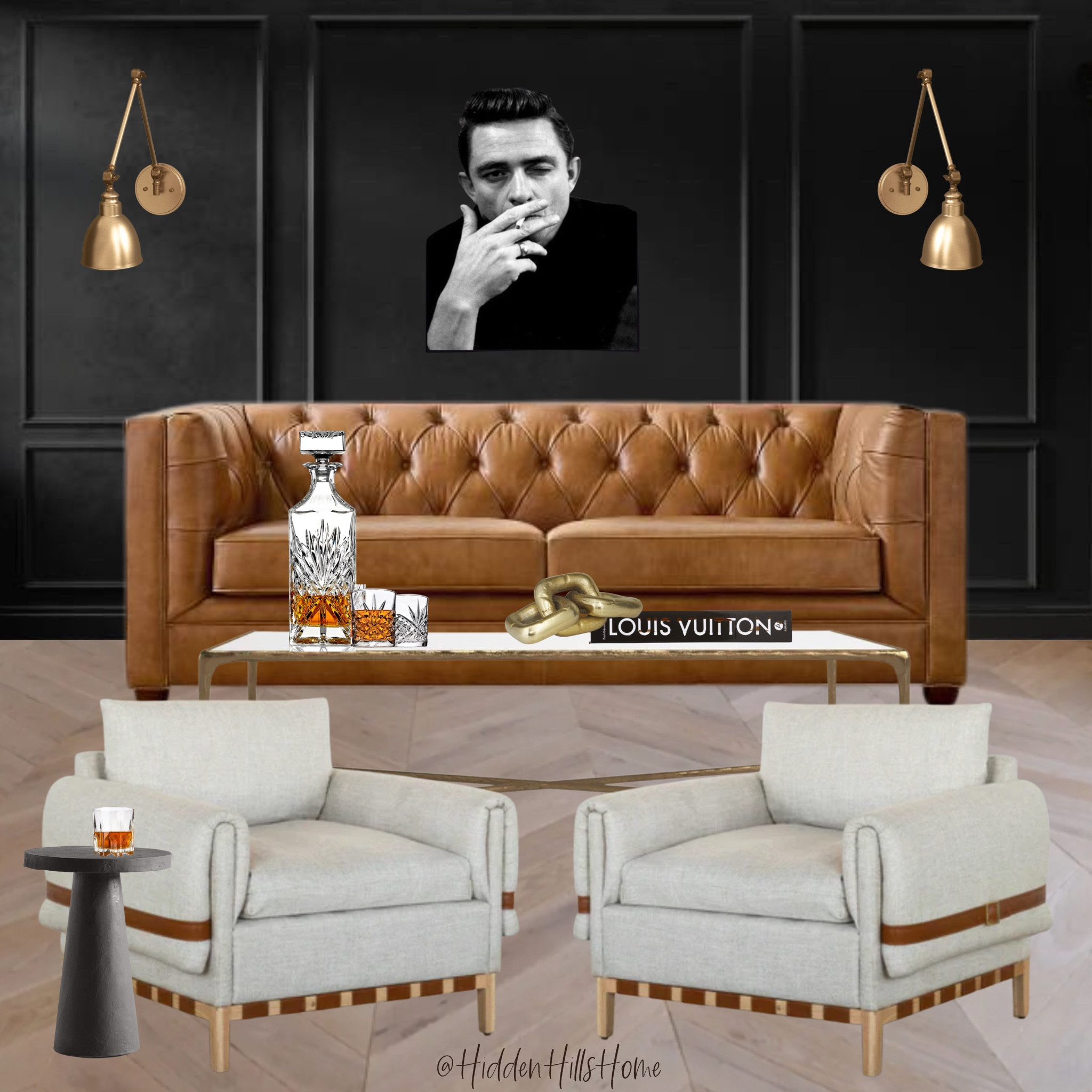 Man cave decor, leather couch, masculine living room, moody man cave on sale, home decor, mens home office decor, mens study, accent chair, leather sofa #mens #homedecor #mancave

#LTKhome #LTKmens #LTKCyberweek