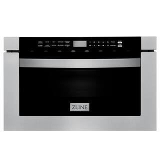 ZLINE Kitchen and Bath 24" 1.2 cu. ft. Built-in Microwave Drawer in Stainless Steel MWD-1 - The H... | The Home Depot