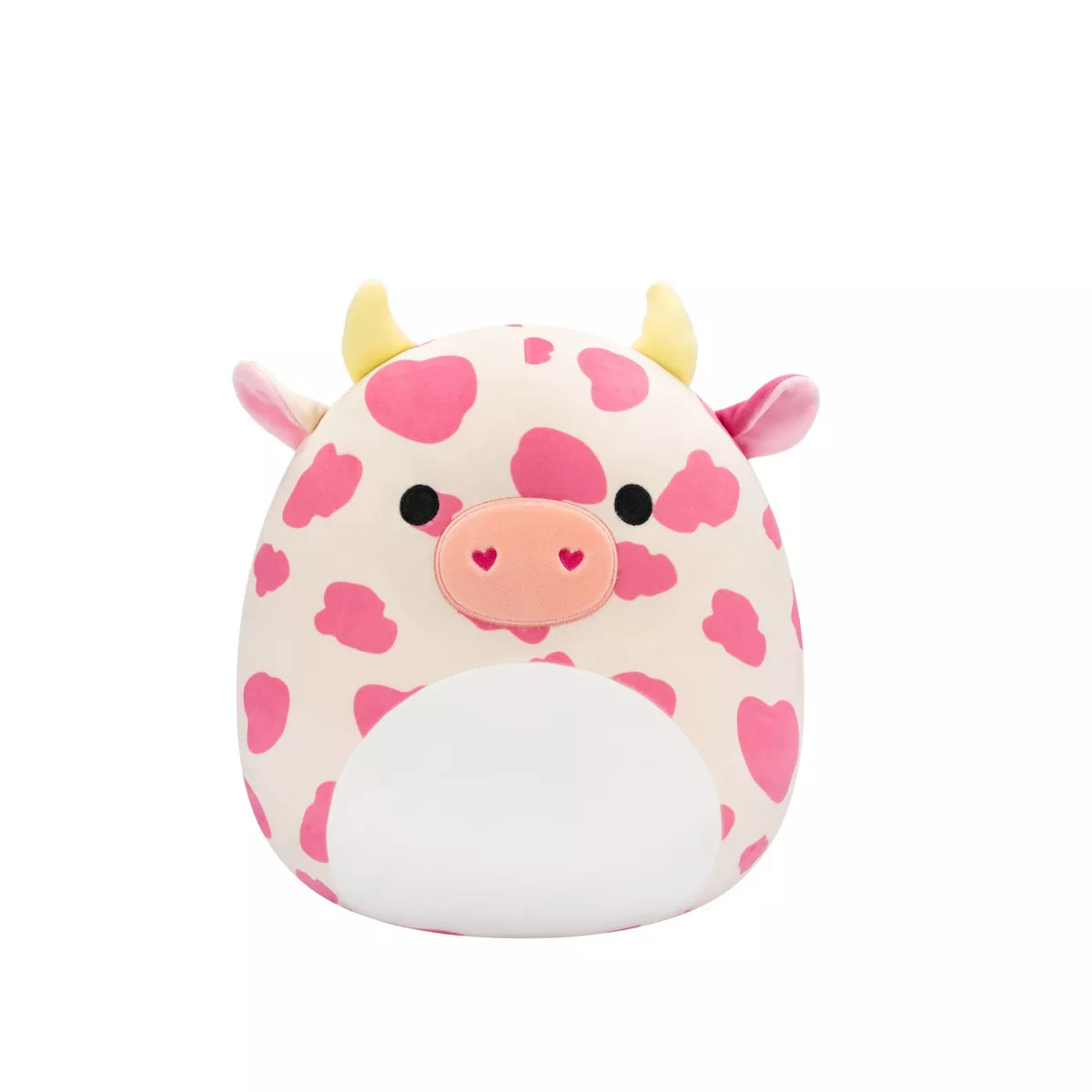 Squishmallows 12" Evangelica Pink Spotted Cow with Heart Nostrils Plush | Target