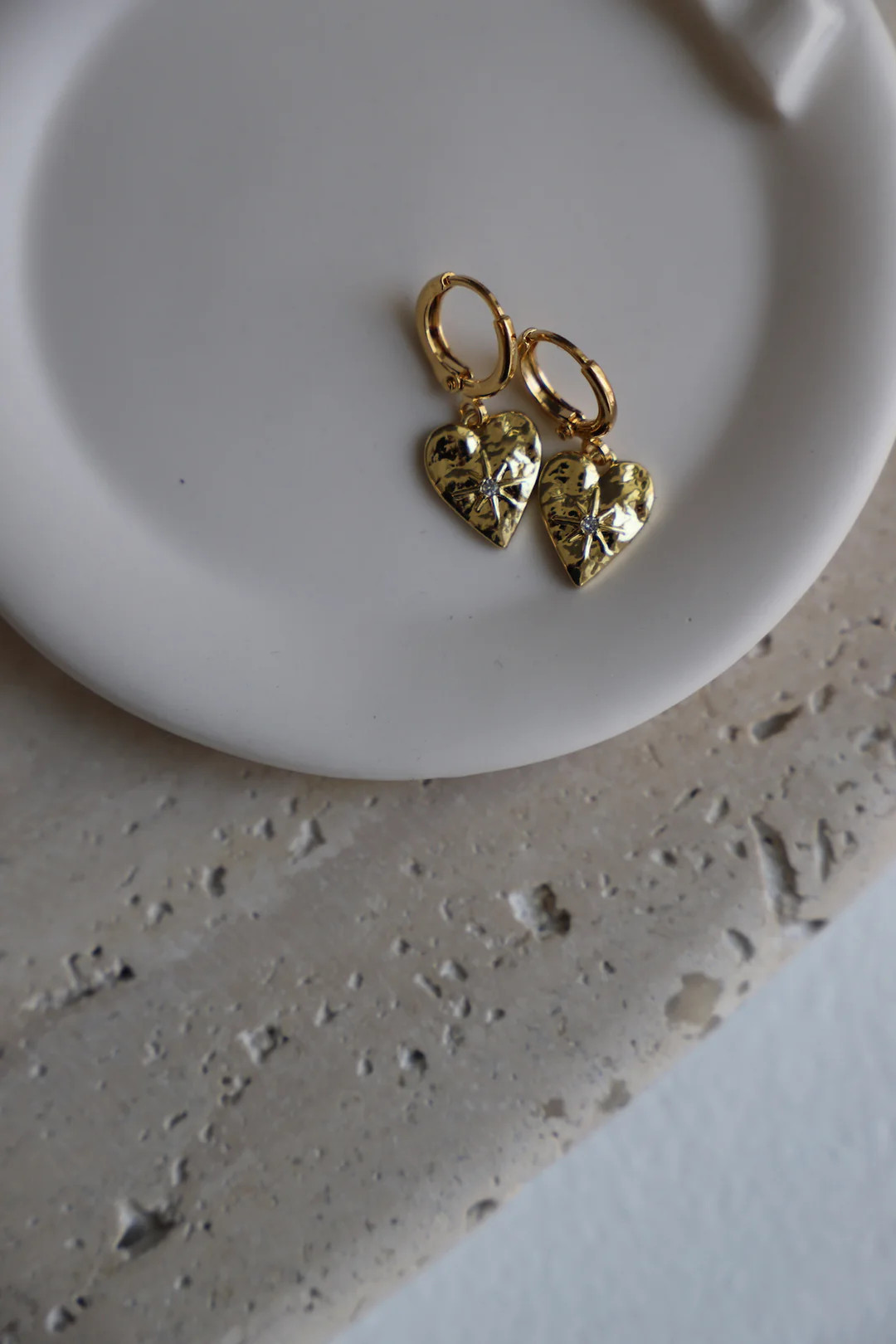 STARBURST HEART HUGGIES | Katie Waltman Jewelry