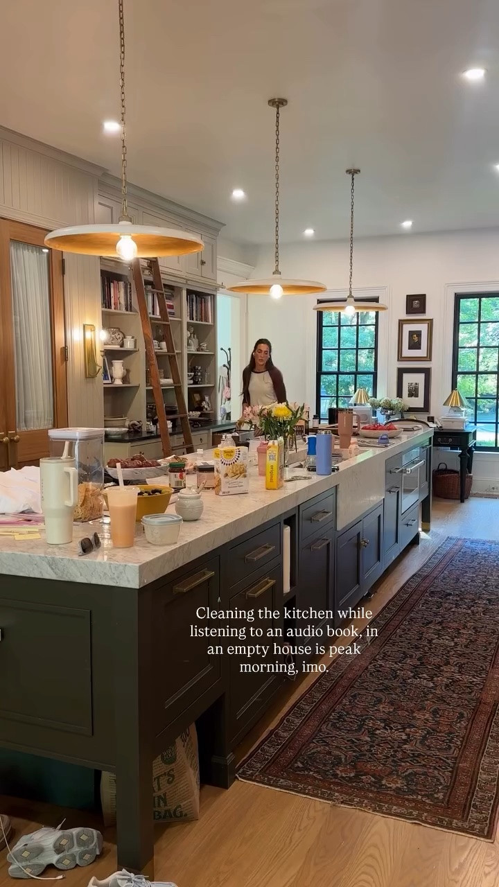 Cleaning the kitchen after the morning rush.

#LTKHome #LTKmorningroutine #LTKmomlife