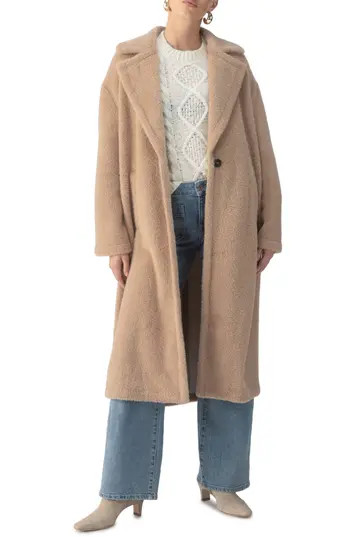 Sanctuary Live-In Faux Fur Coat in Warm Camel at Nordstrom Rack, Size Small P | Nordstrom Rack