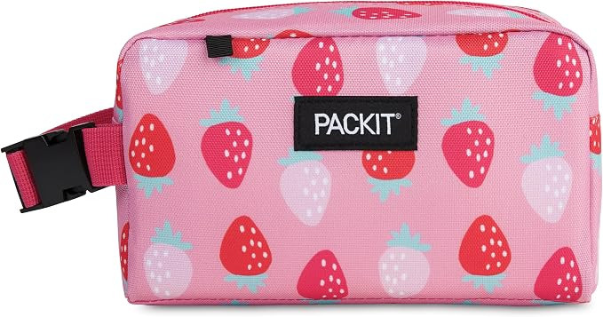 PackIt Freezable Snack Box, Sweet Strawberry | Amazon (US)