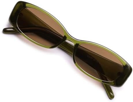 VANLINKER Trendy Small Polarized Rectangle Sunglasses for Women Men Retro 90s Shades VL9787 | Amazon (US)