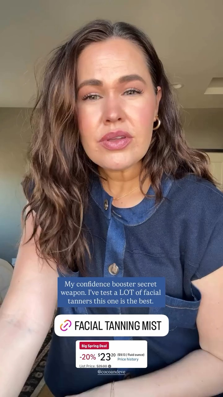 My confidence booster secret weapon. I’ve test a LOT of facial tanners this one is the best.  @cocoandeve