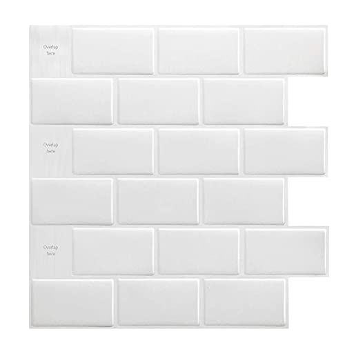 Art3d 10-Sheet Peel and Stick Tile Backsplash - 12"x12" Premium Kitchen Backsplash Peel and Stick Ti | Amazon (US)