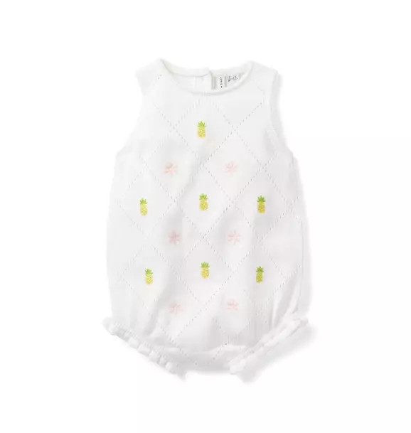 Baby Pineapple Pointelle Romper | Janie and Jack