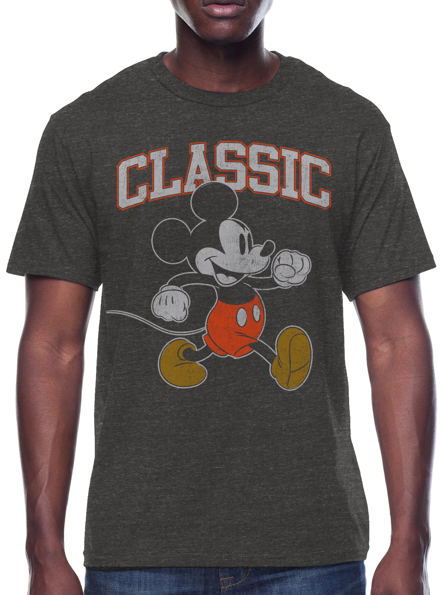 Disney's Mickey Mouse Men's & Big Men's Graphic Tee Shirt, Sizes S-3XL | Walmart (US)