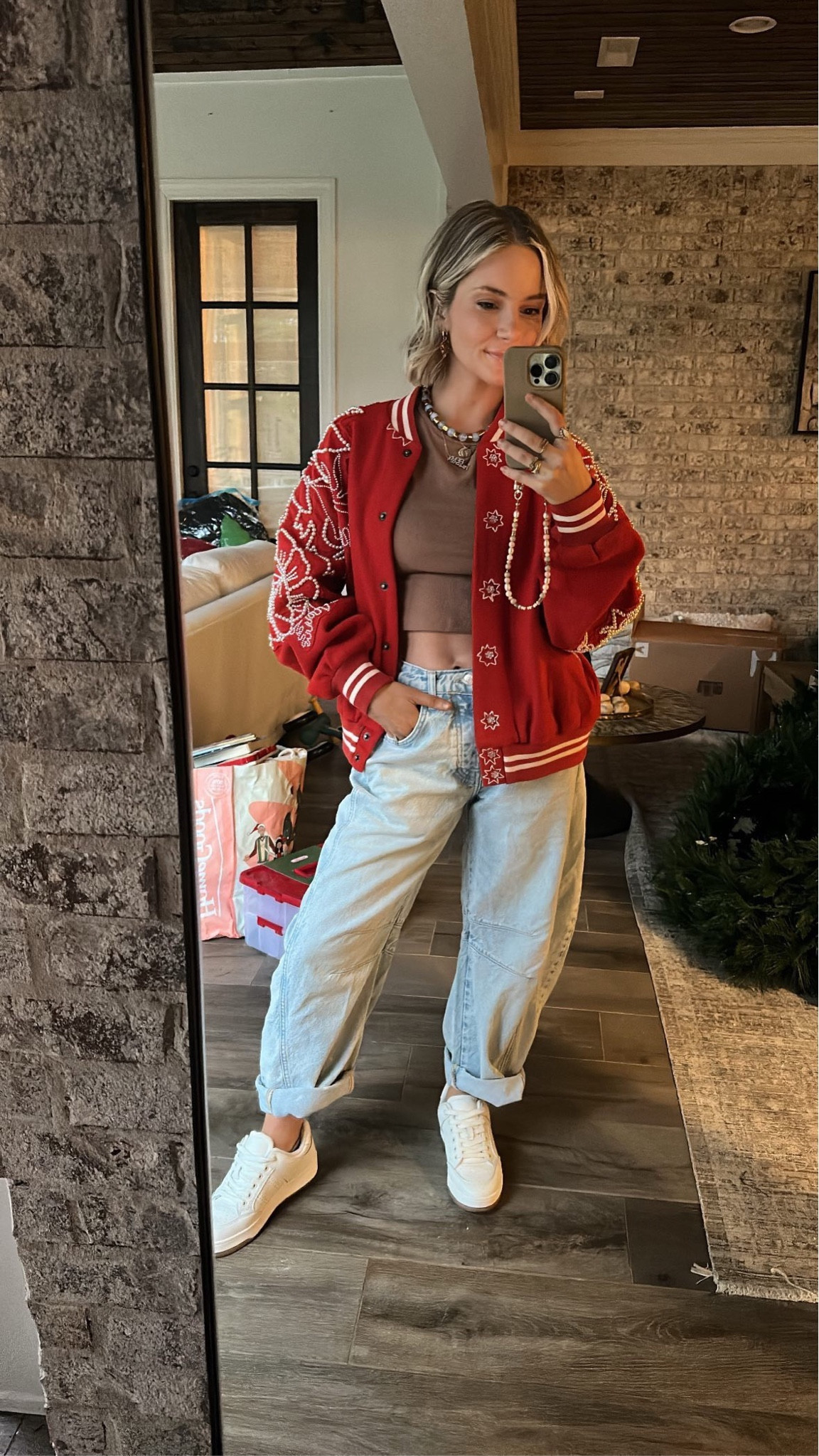 Top picks! My free people barrel jeans! I want these in every color! Winter outfit, free people, viral jeans, mom outfit 

#LTKstyletip