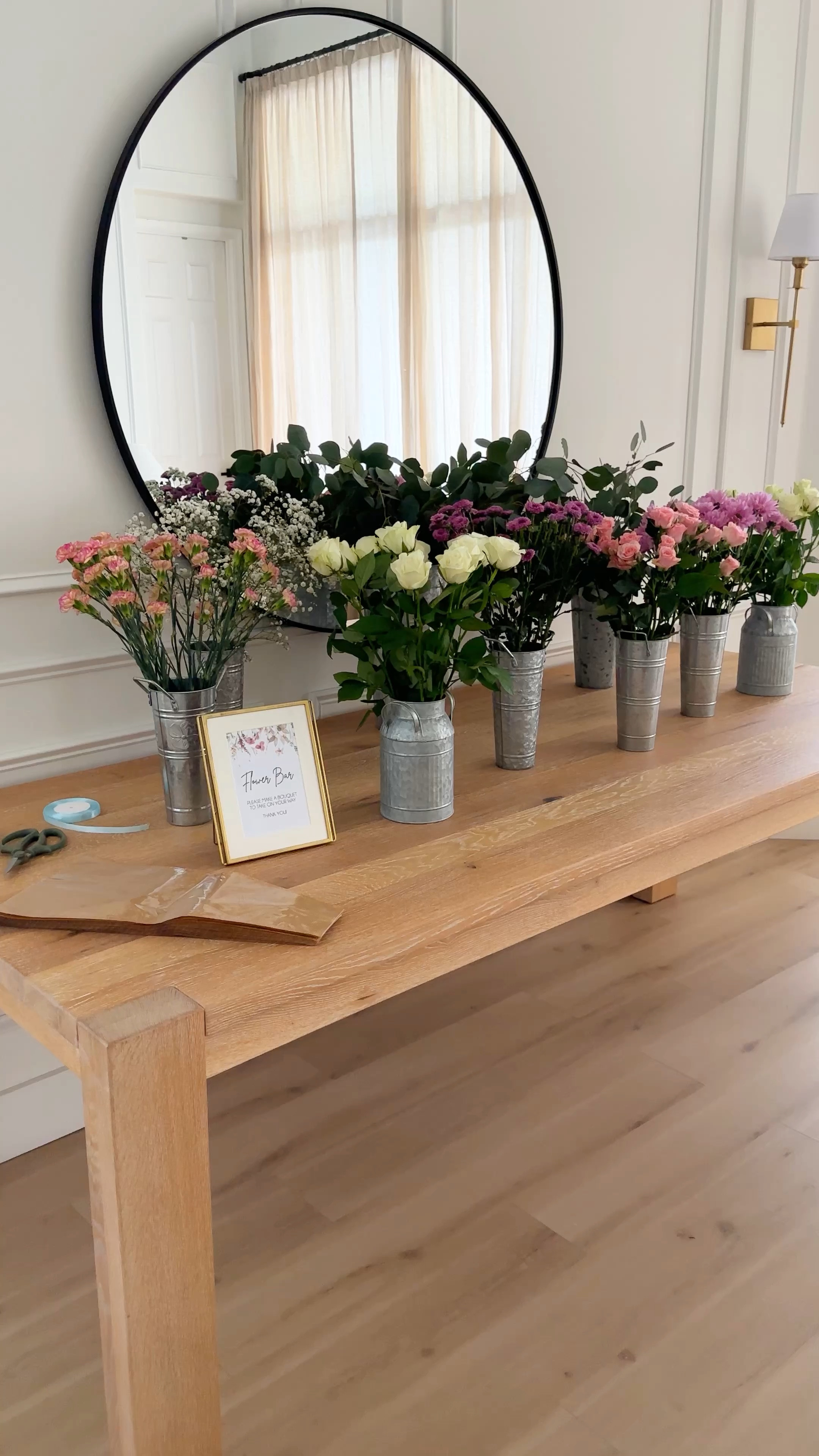 Flower Bar idea! Used these beautiful galvanized buckets and other supplies to create a fun flower bar for my party



#LTKparties #LTKhome #LTKVideo