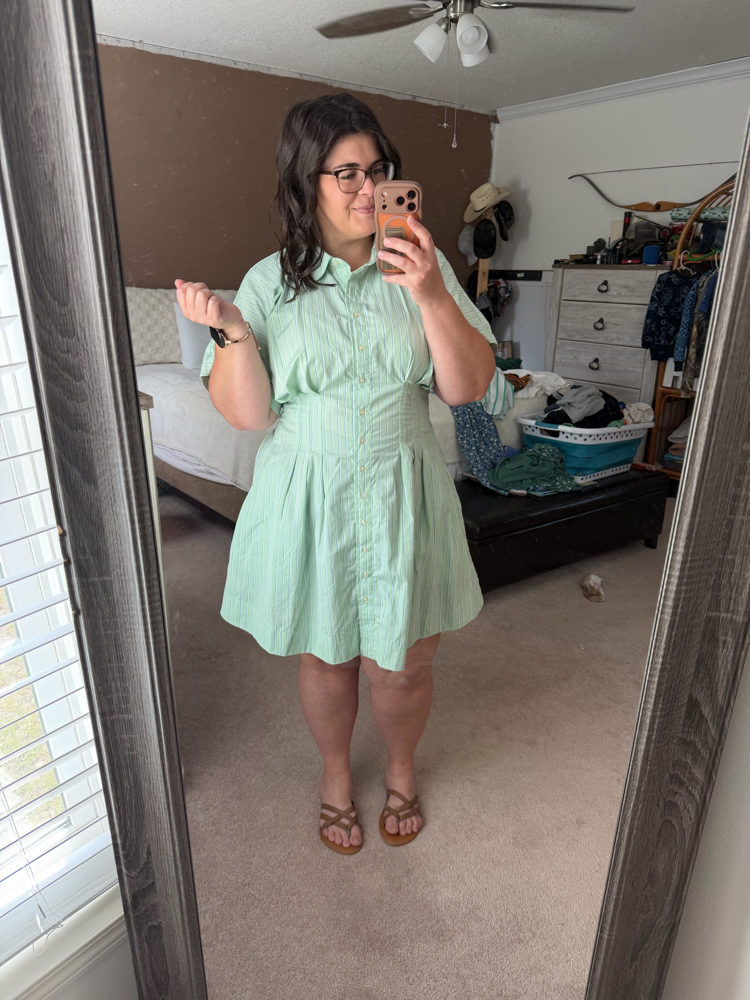 This cinched waist dress from Walmart is the perfect summer dress for every event. Casual enough to be dressed down for everyday life but also dressy enough to be dressed up for business casual events. Honestly this dress is a win win all the way around.
Size deets: large 

#LTKMidsize #LTKootd