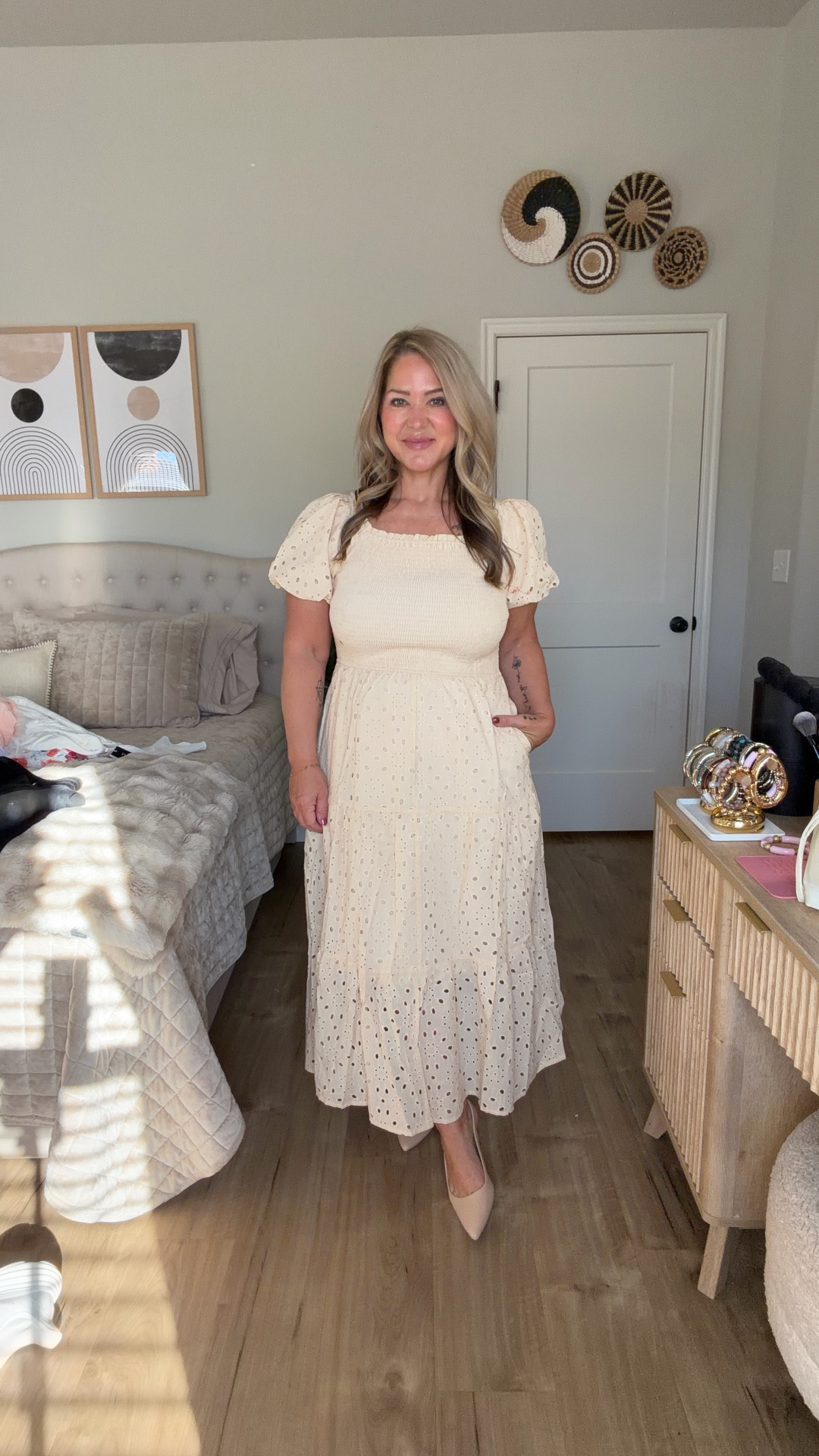 Size large 

#LTKMidsize #LTKOver40 #LTKPetite