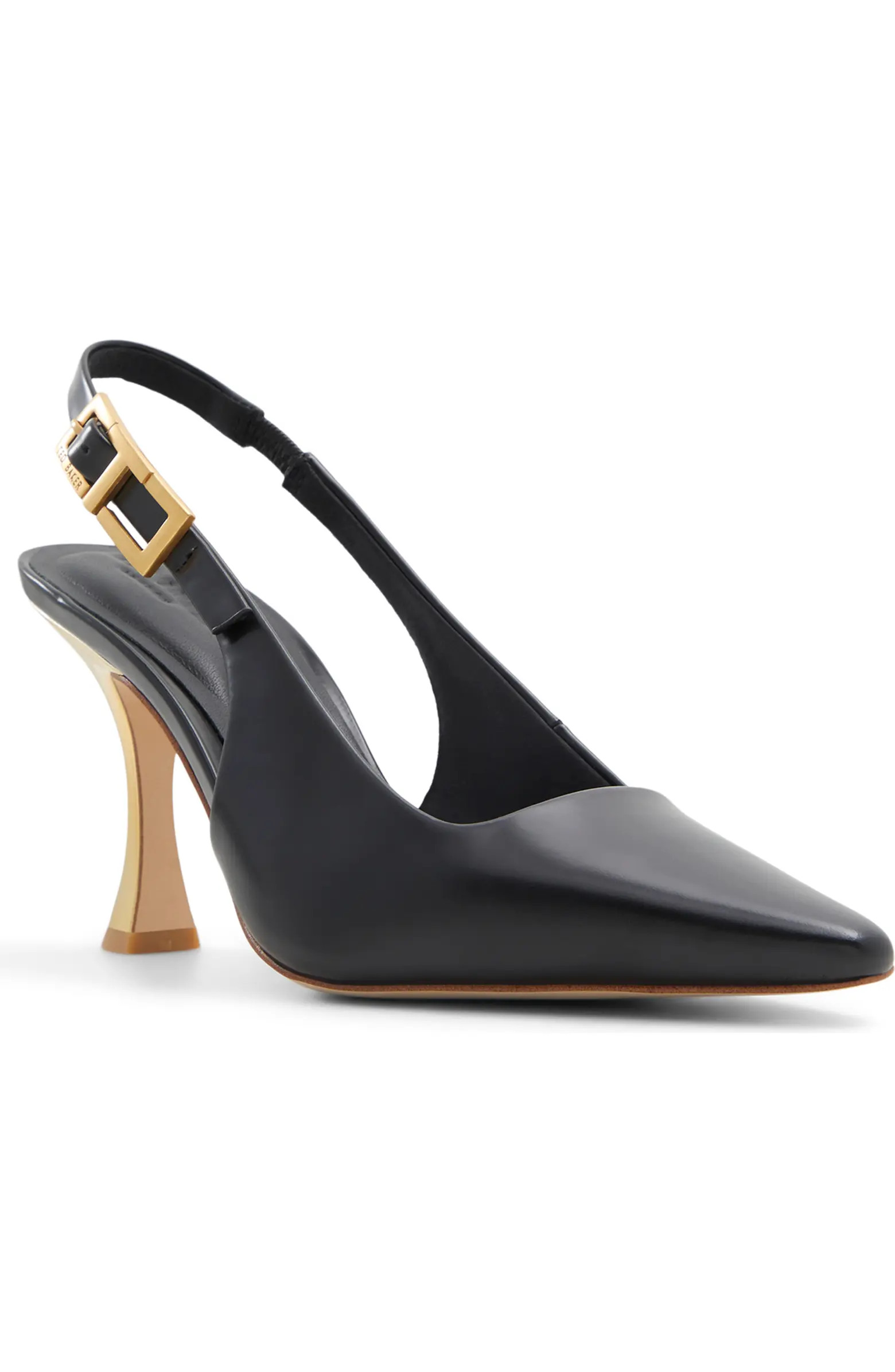 Lola T-Buckle Slingback Pointed Toe Pump (Women) | Nordstrom