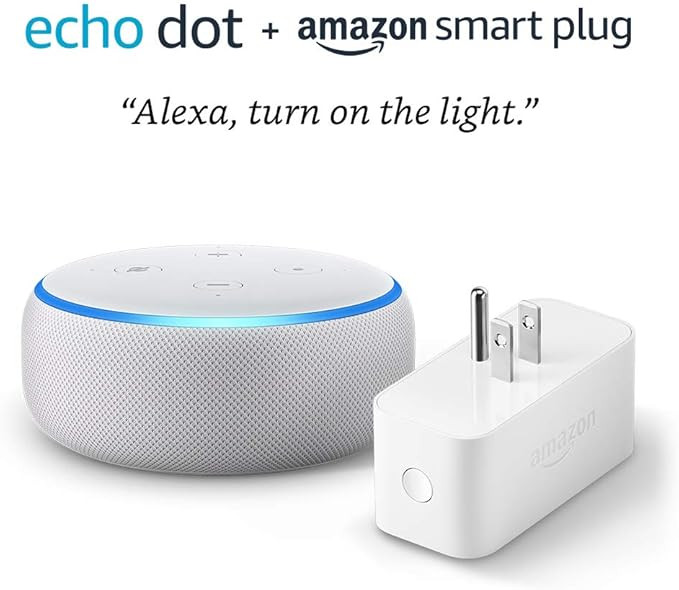 Echo Dot (3rd Gen) bundle with Amazon Smart Plug - Sandstone | Amazon (US)
