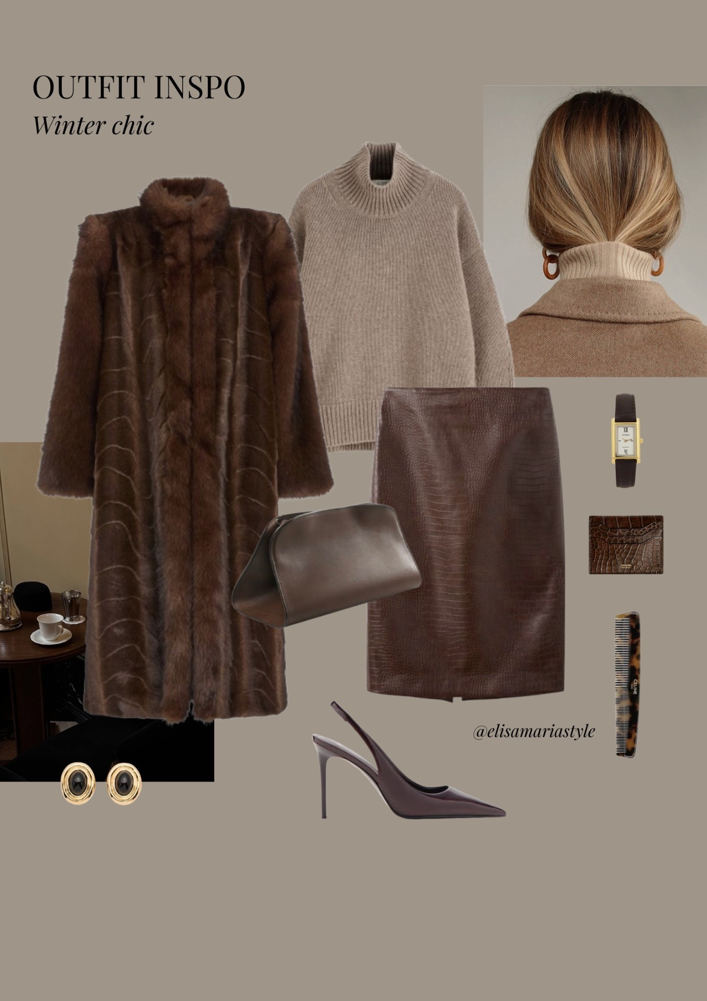 Chic winter outfit idea 🤎

#LTKwinter #LTKstyletip #LTKbag