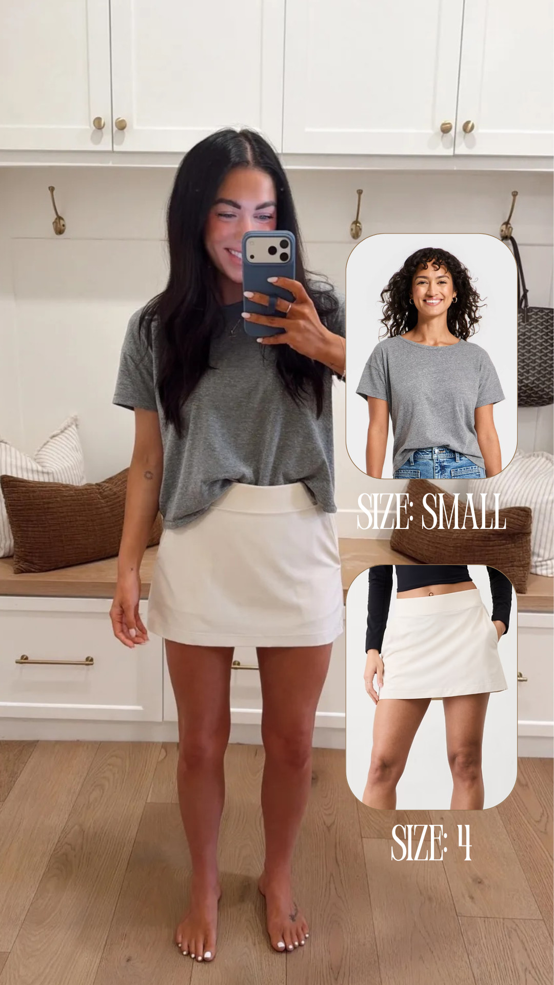 Easy everyday outfit 🤍 Small tee + 4 in the skort!



Summer outfits, skort, athletic wear, active wear, tee, essentials, staples, ootd, katy roach, livingmybeststyle 

 #LTKootd #LTKSeasonal #LTKActive
