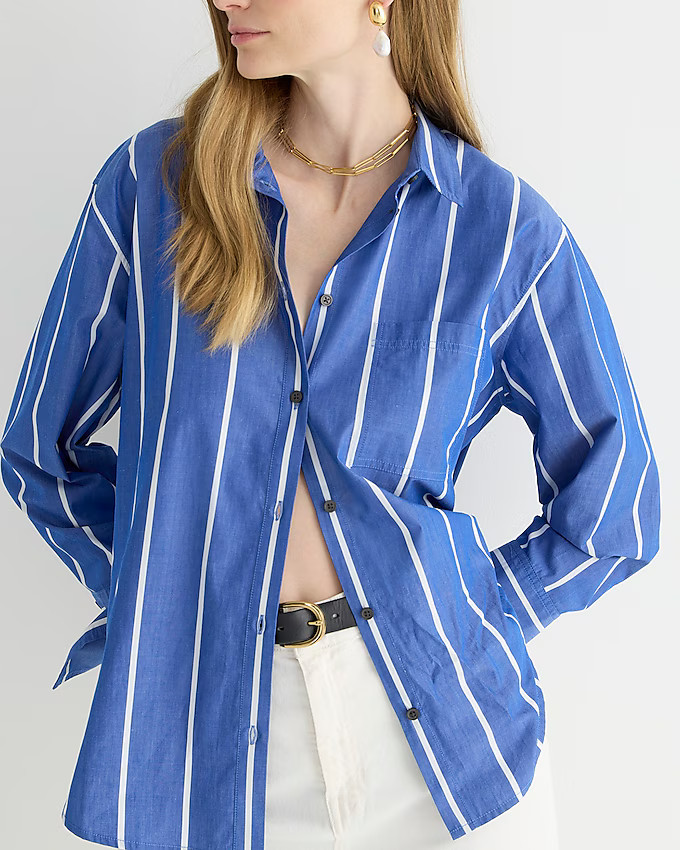 top ratedGarçon cotton poplin shirt in seaside stripeItem BP61120 REVIEWS$118.00Color:Regal Blue... | J. Crew US