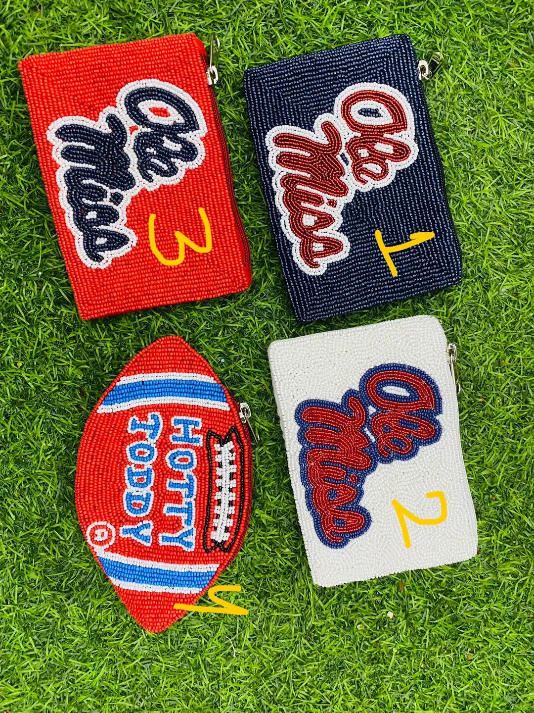 Beaded Game Day Purse – Handmade Purse for Sports Fans | Gameday Accessory - Etsy | Etsy (US)