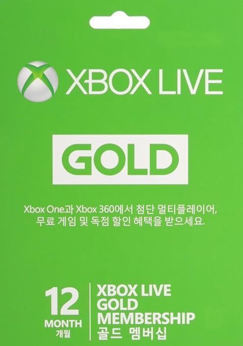 Microsoft Xbox Live 12 Month Gold Card | Amazon (US)